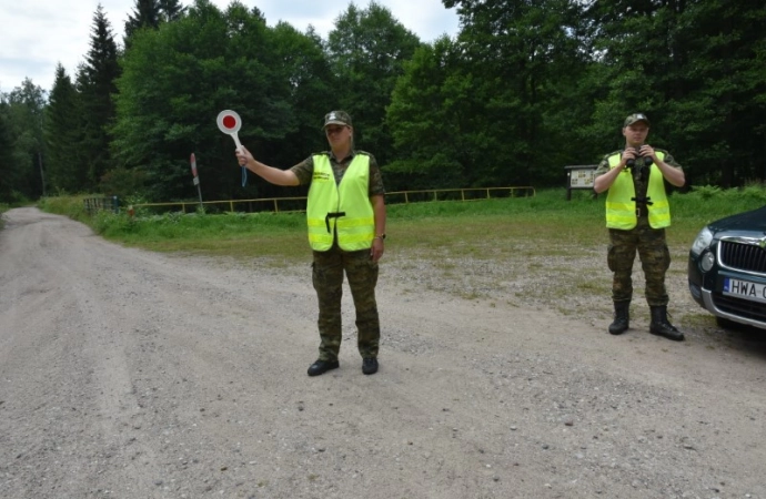 Straż Graniczna zatrzymała nielegalnych migrantów.